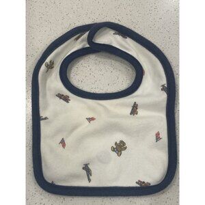 Ralph Lauren polo bear aviator bib Planes American Flags Pilot Baby Boy Girl